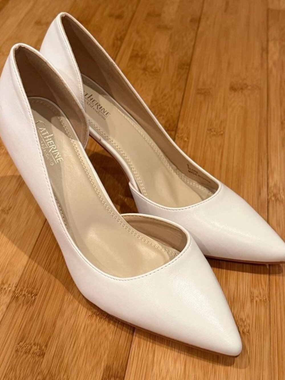 Catherine Malandrino Women's White and Cream Courts
